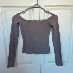 Zara Off the Shoulder Long Sleeve